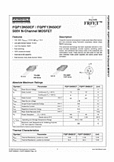 DataSheet FQP13N50CF pdf